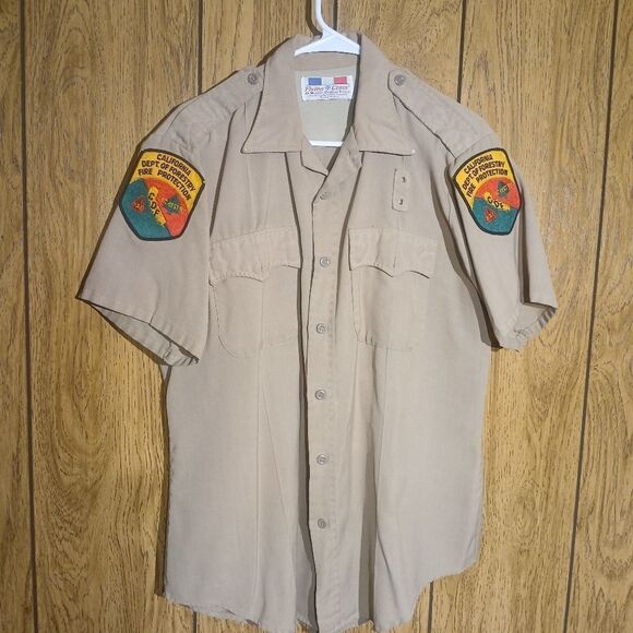 Vintage cal fire CDF uniform shirt #97